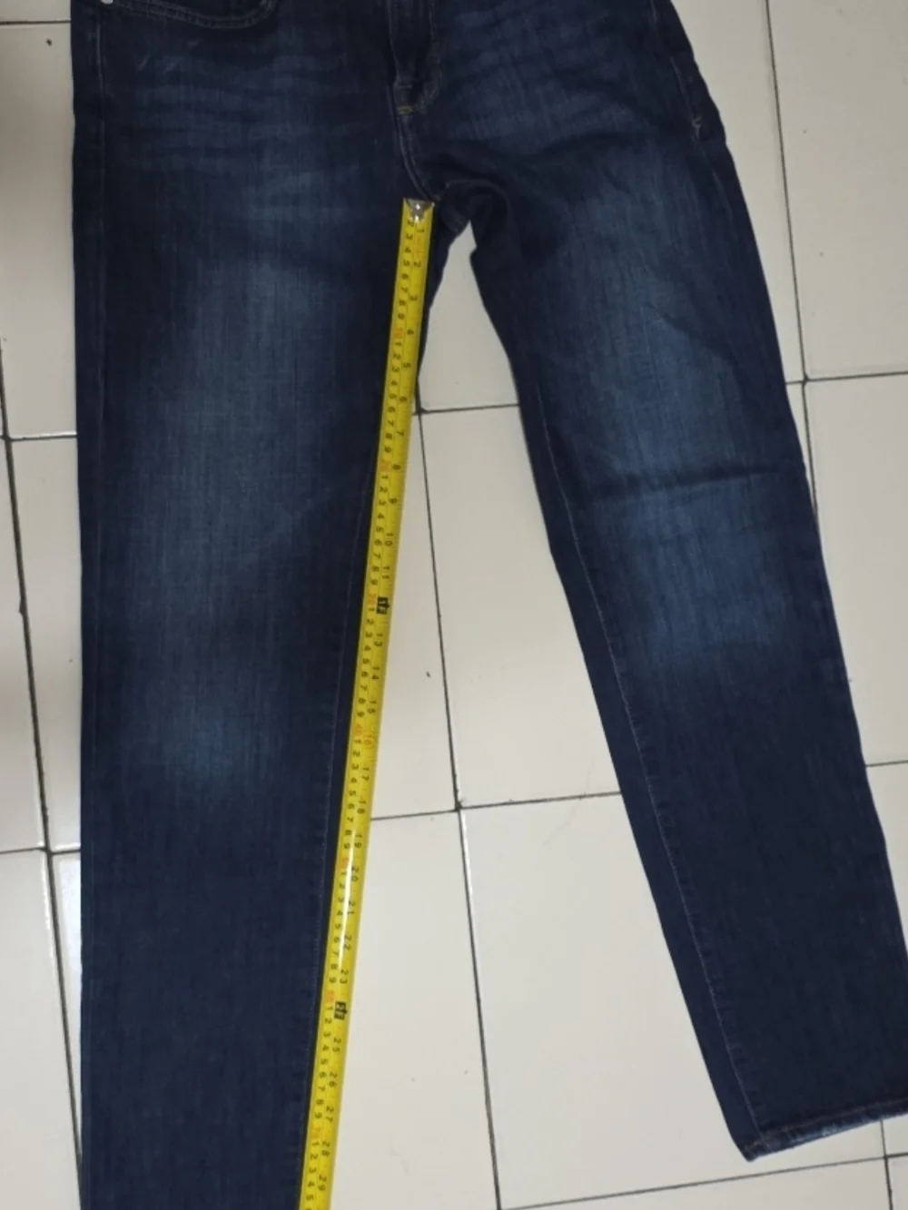 FRAME Mens L’Homme Slim Jeans - Size 31 - Baltic Dark Blue - Excellent Condition